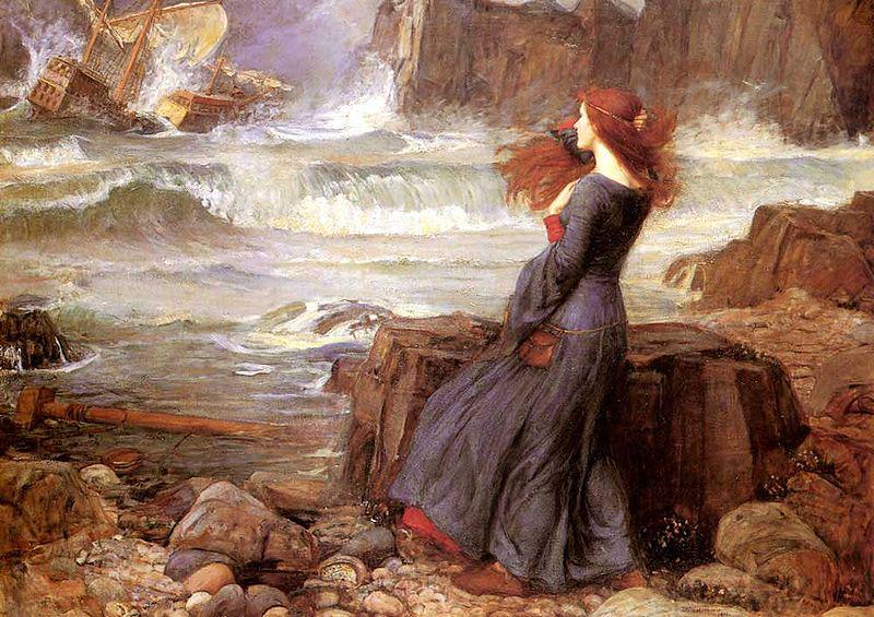 John William Waterhouse Miranda - The Tempest